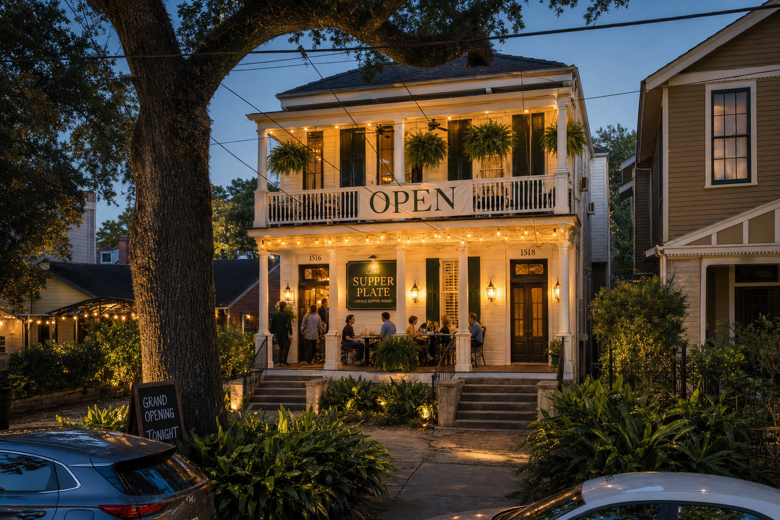 Opening night on Carrollton