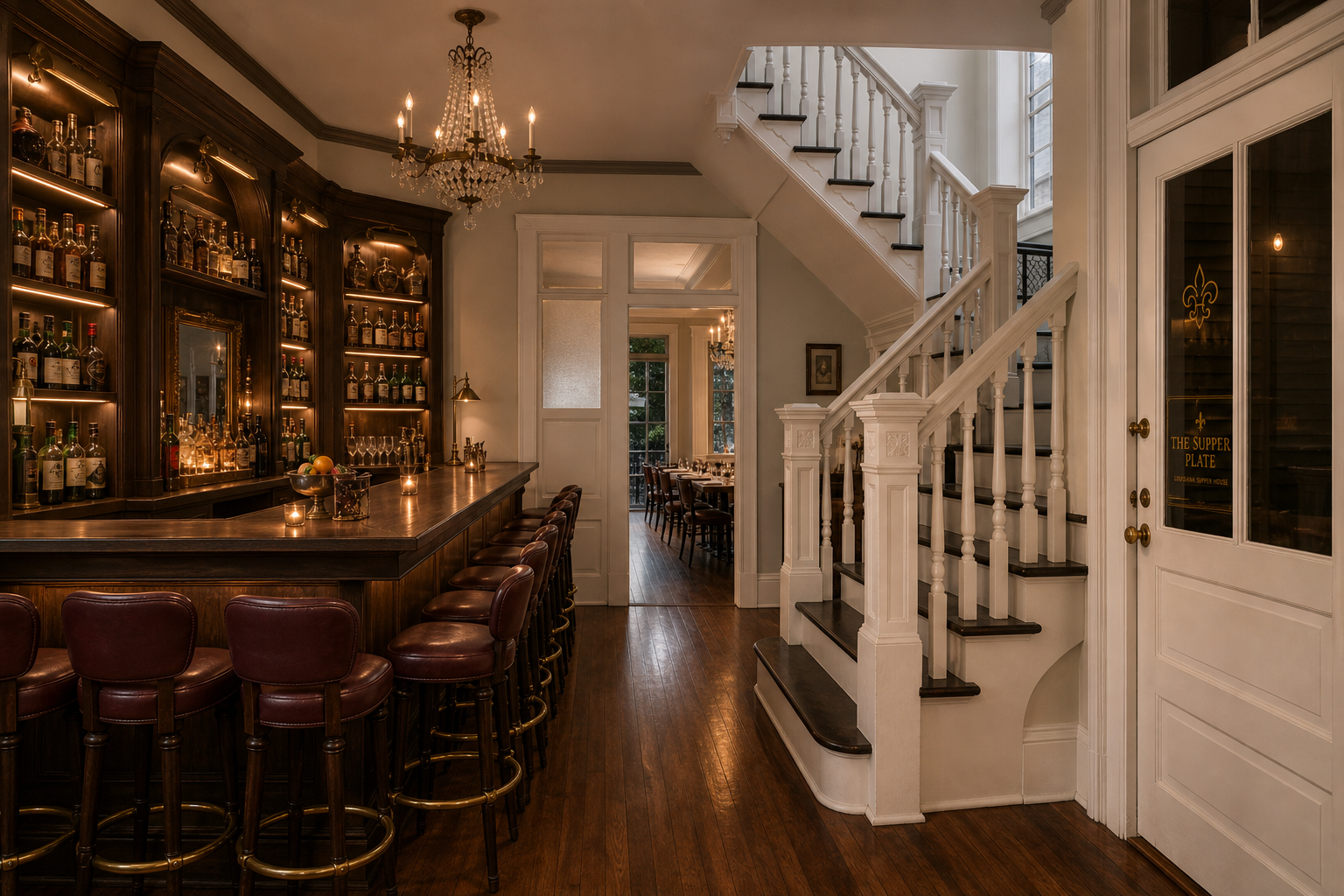 Bar walk-up and circulation