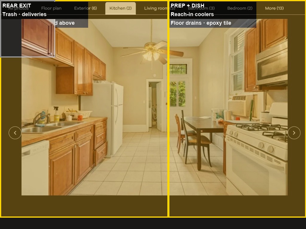 Commercial kitchen concept