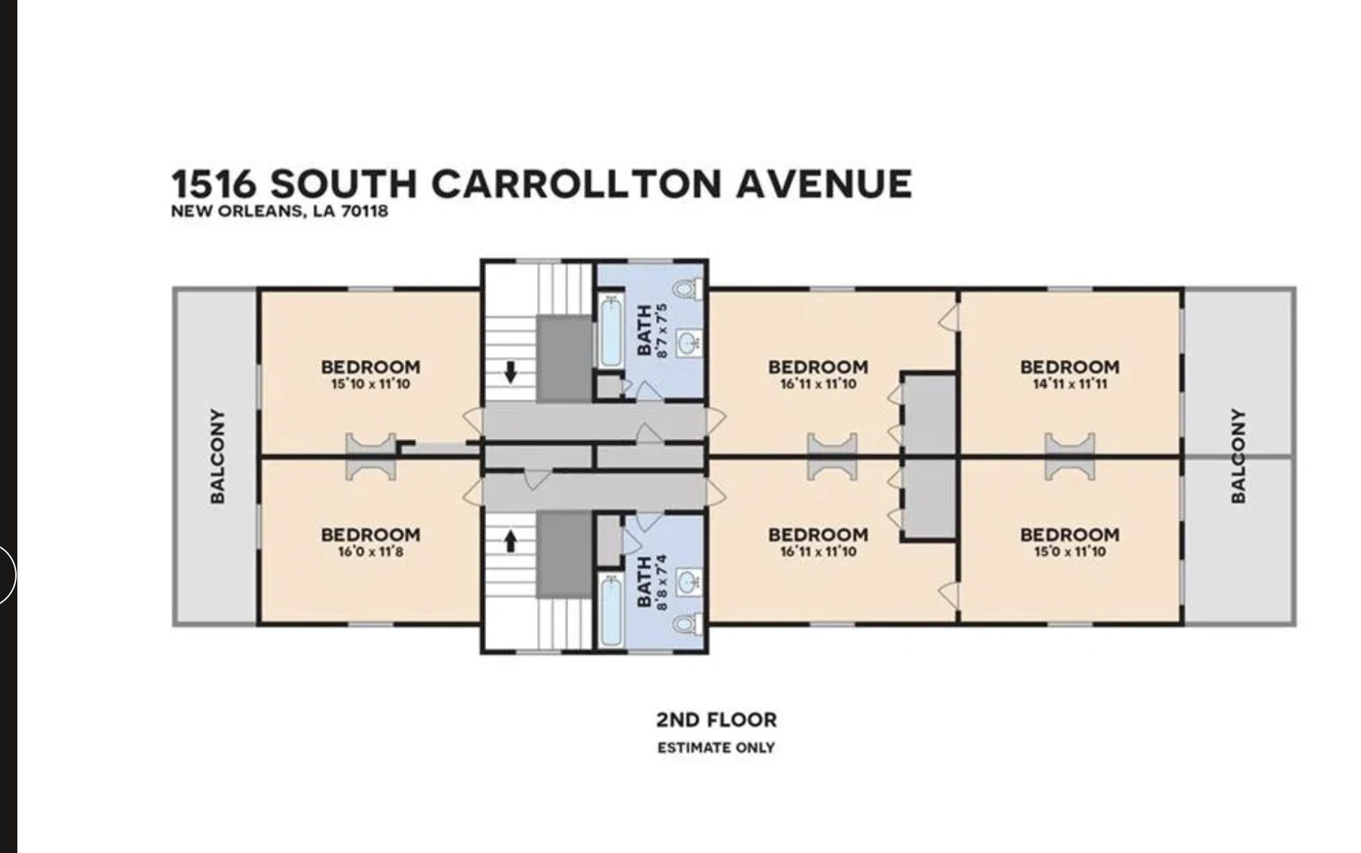 Second floor plan